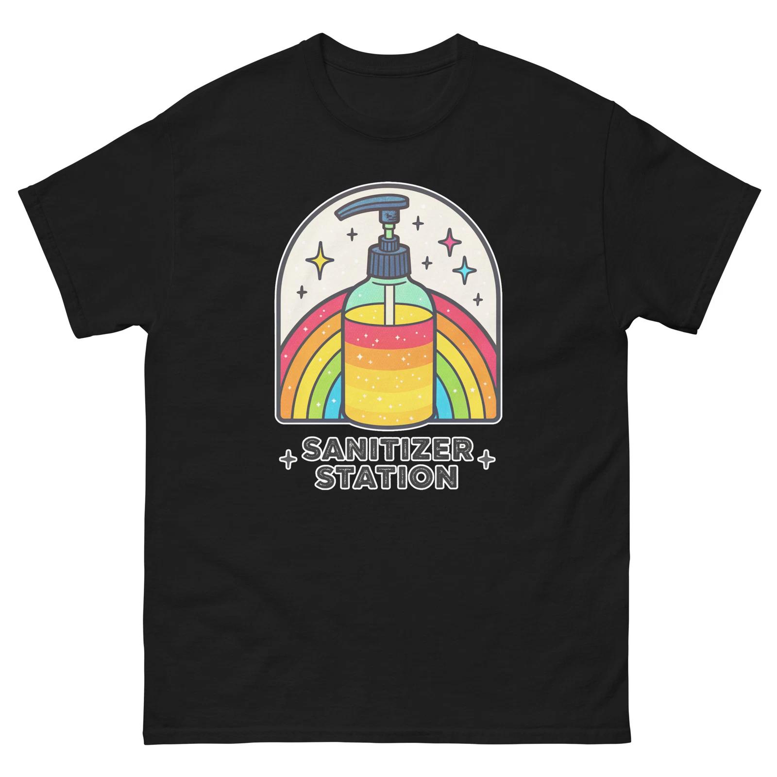 

Sanitizer Station Nightclub Bar Nightlife Party T-Shirt XL
