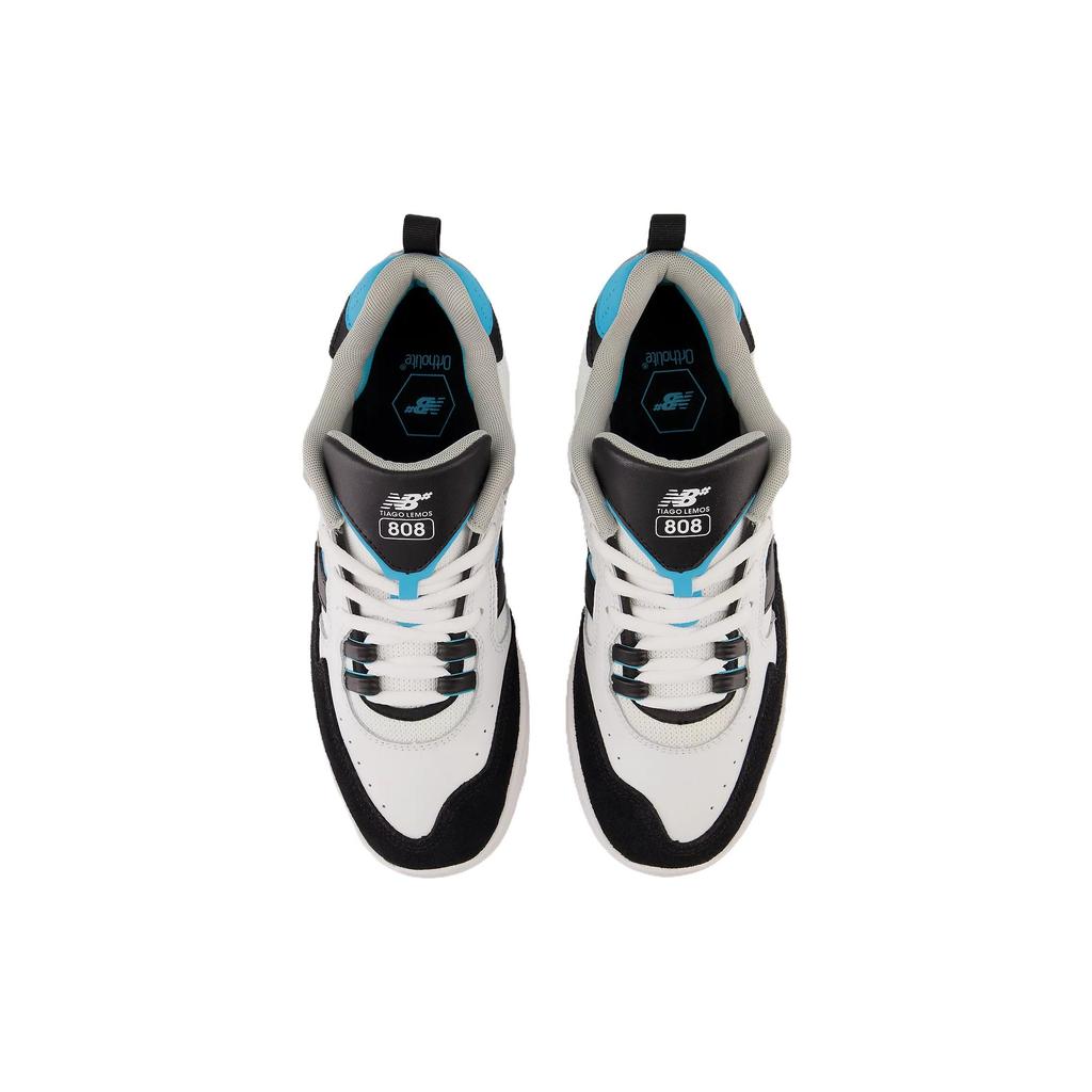 Tiago Lemos x New Balance Numeric 808 Blanco Negro Turquesa Zapatillas Unisex NM808BYS