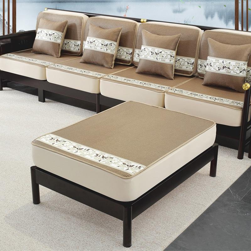 

Летний Охлаждающий Ротанговый Чехол для Дивана Нескользящий Полное Покрытие Подушка для Дивана Идеально Подходит для Защиты Дивана Pillow cover (B) дубильная кора