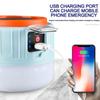 Solar Camping Lamp Rechargeable Bulb Outdoor Tent Lights Portable Emergency Lantern for Hiking Night Market