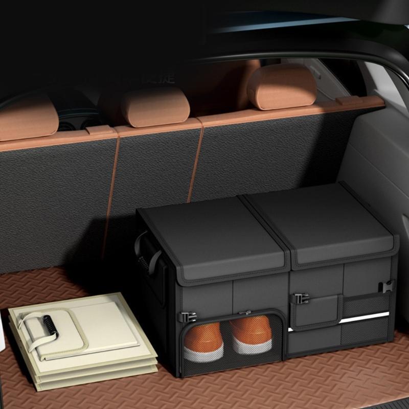 Car Organizers Foldable Storage Bin Trunk Organizers Glove Compartment Box for Efficient Space Saving and Organization