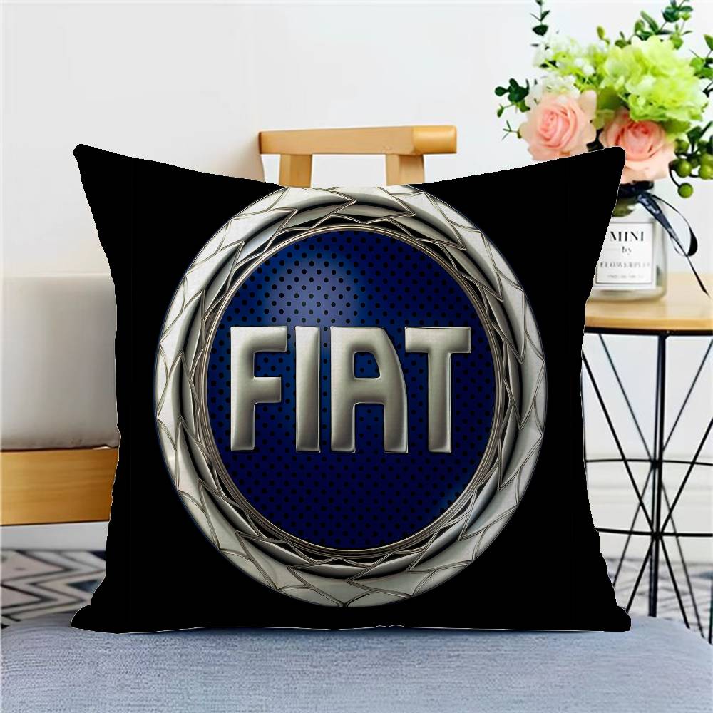 

F_Fiats Logo Pillow Gift Home Office Decoration Bedroom Sofa Car Cushion Cover case 45x45 12x12Inch