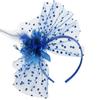 Elegant Mesh Flower Headband Exquisite Feather Hairpiece 1920s Hair Accessories  Photography