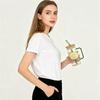 Square Glass Tumbler with Handle And Lid 380ml Transparent Coffee Cup Portable Tea Milk Jar for Hot Cold Drinks