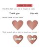 300Pcs/Roll Waterproof Coating Scratch Sticker Perfect for Promotion Lottery Game Hidden Information Stationery Gift