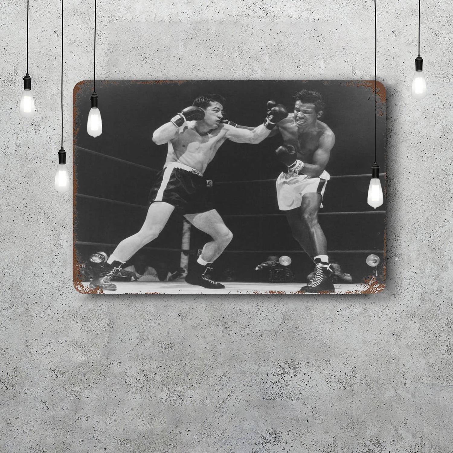 

Sugar Ray Funny Bar Metal Sign Retro Plaque Vintage Sign Alcohol Drinker Pub Club Man Cave Kitchen Wall Decoration 20x30cm（7.8x11.8inch）