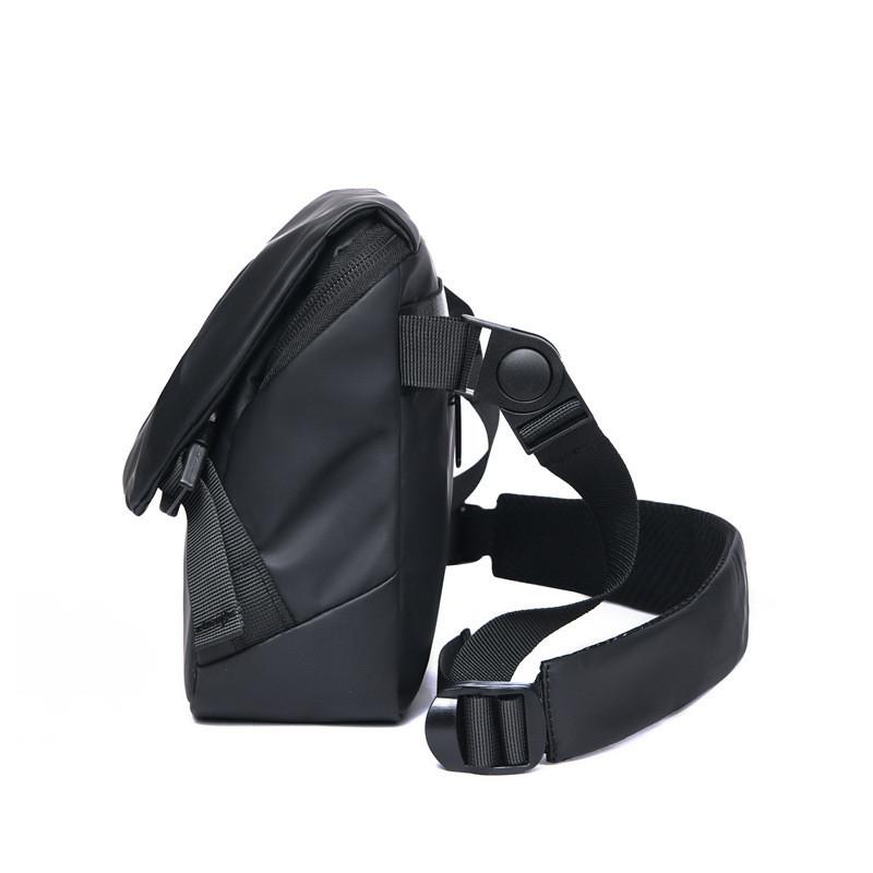 Mens Waterproof Messenger Bag With Durable Leather Film For Cycling And Daily Use
