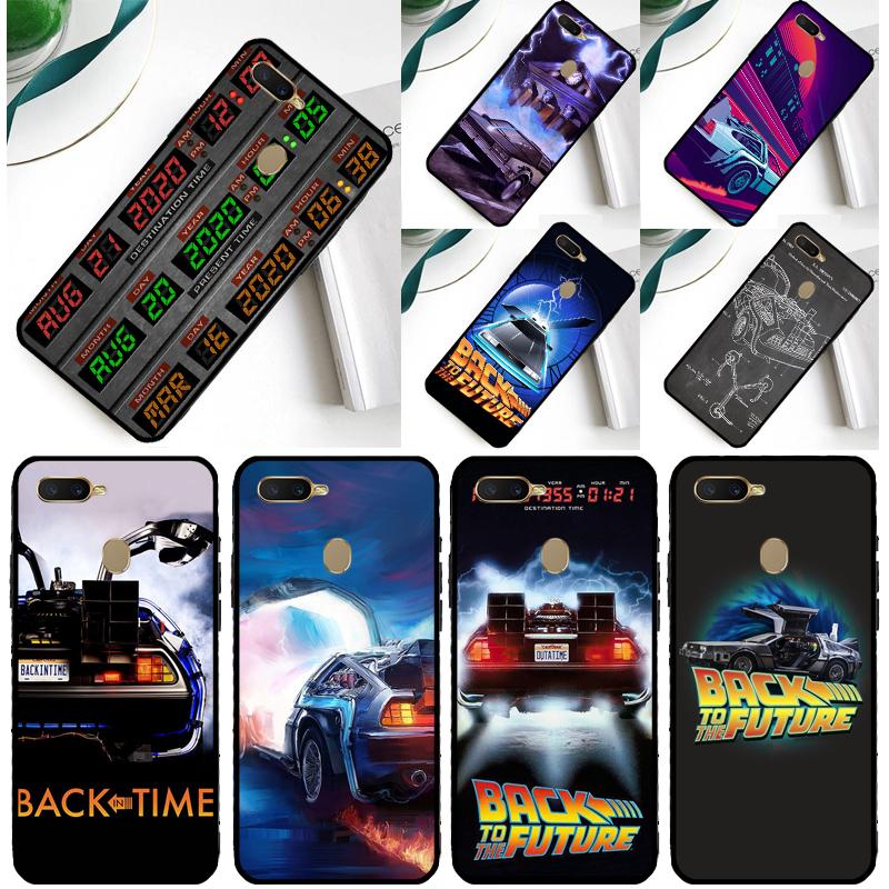 Back To The Future Time Machine For OPPO Find X5 Pro X3 Lite A5 A9 A31 A53 A15 A16 A52 A72 A83 A91 A93 A94 A54 A74 Case