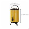 Commercial Milk Tea Bucket 12Hour Insulation Stainless Steel Insulated Barrel LeakResistant Design