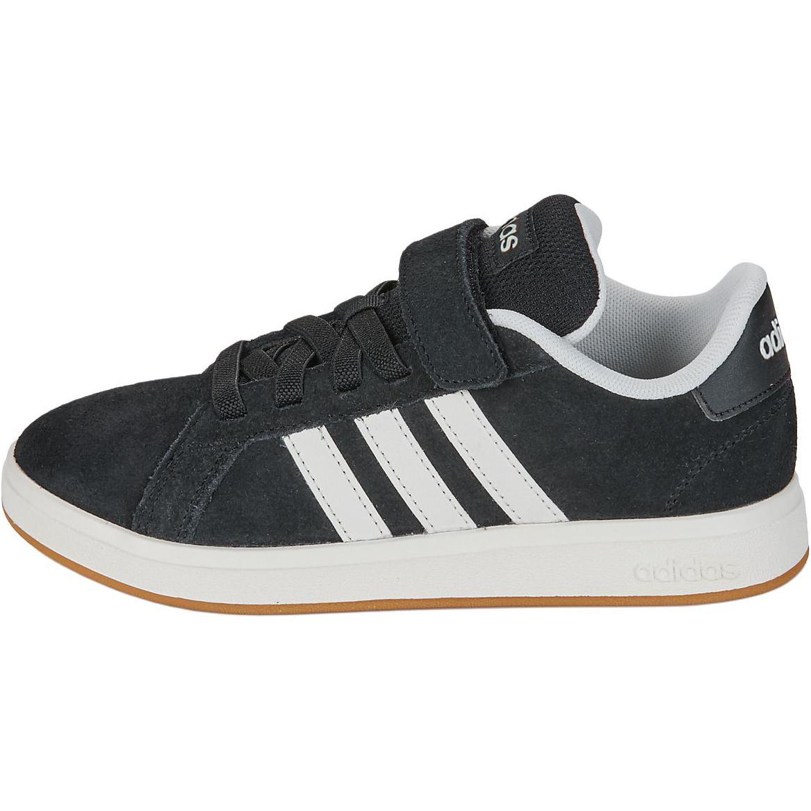 

adidas Grand Court 00s C Black Kids Sneakers Core-Black Off-White Gum JP5896 35