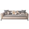 Sofa Cushion Four Seasons Universal Non-Slip Simple Cream Style Fabric Seat Cushion Cover Cover