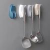 Rotatable Multifunction Bathroom Kitchen Towel Rag Hook Wall-mounted Paste Spatula Spoon Hook Bag Hanger Space Saving Organizer
