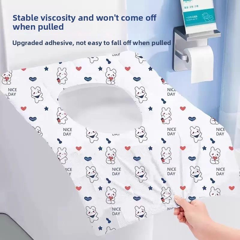 Travel Disposable Toilet Cover Nonwoven Waterproof Paper For Portable Bathroom Use