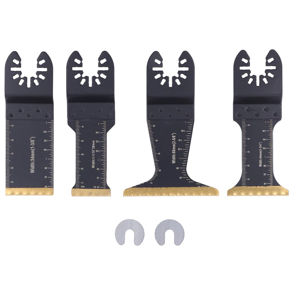 6 ks Oscilačních pilových listů Univerzální Rychloupínací Sada Nástrojového Příslušenství na Dřevo Kov Plast