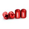 BAXB3 4Pcs Car Wheel Tire Stem Air Valve Caps For Toyota GR Sport Gazoo Racing Yaris Corolla Hilux Supra C-HR 86 Tyre Auto Accessories