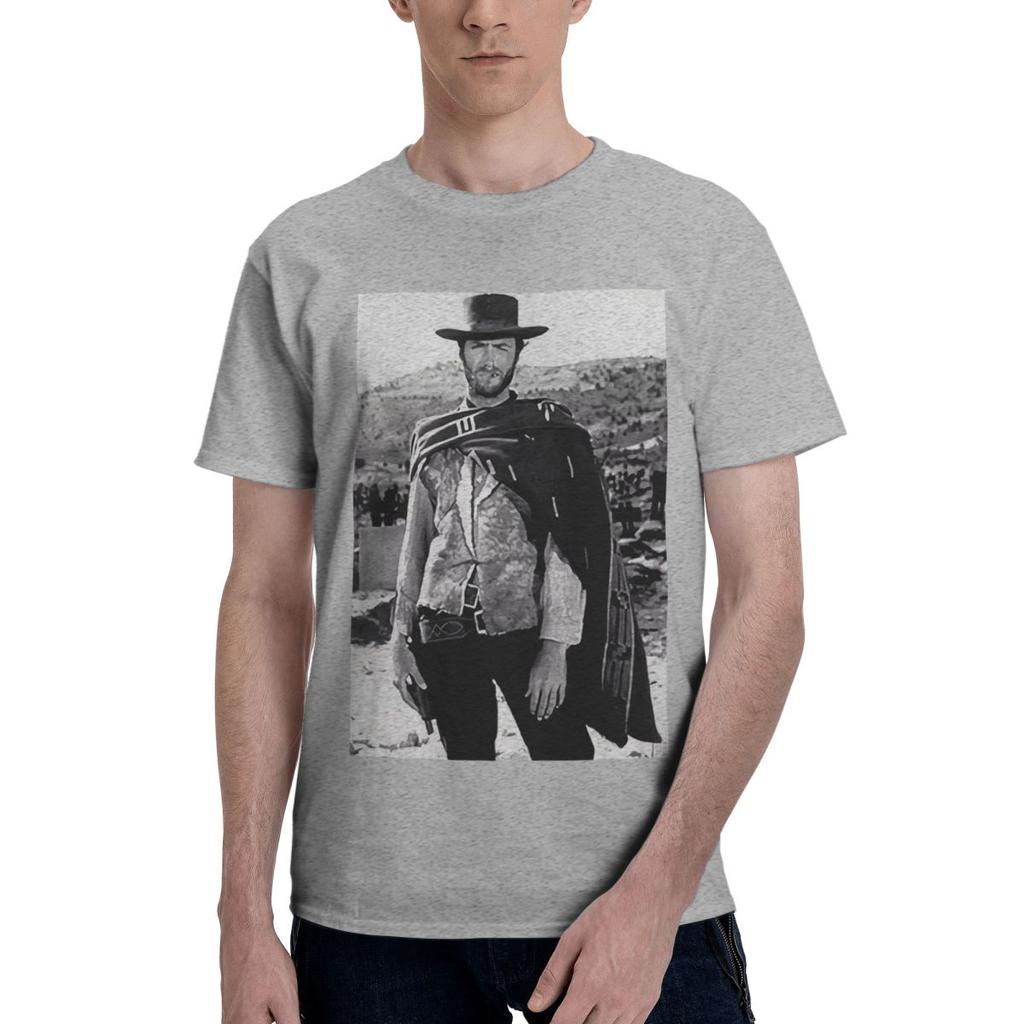 Clint Eastwood Western The Good The Bad And The Ugly 1 100 Cotton Casual Breathable Confortable Manga Funny Mens TShirt Mens
