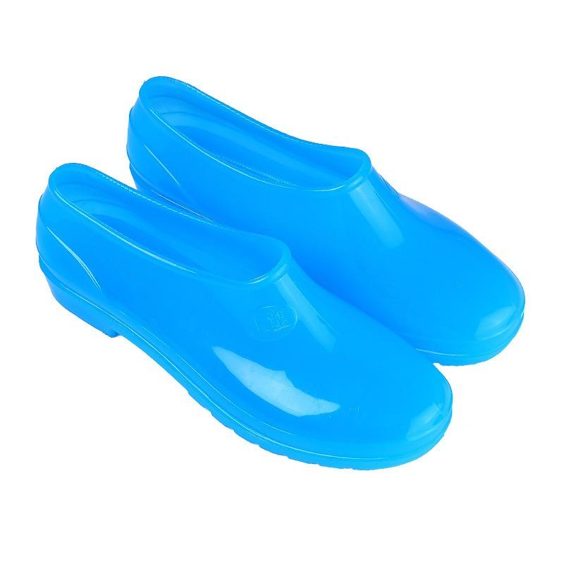 Low Tube Spring and Autumn Rain Shoes Women's Non-slip Water Shoes Short Tube Water Boots Low Tube Low Top Work Rain Boots