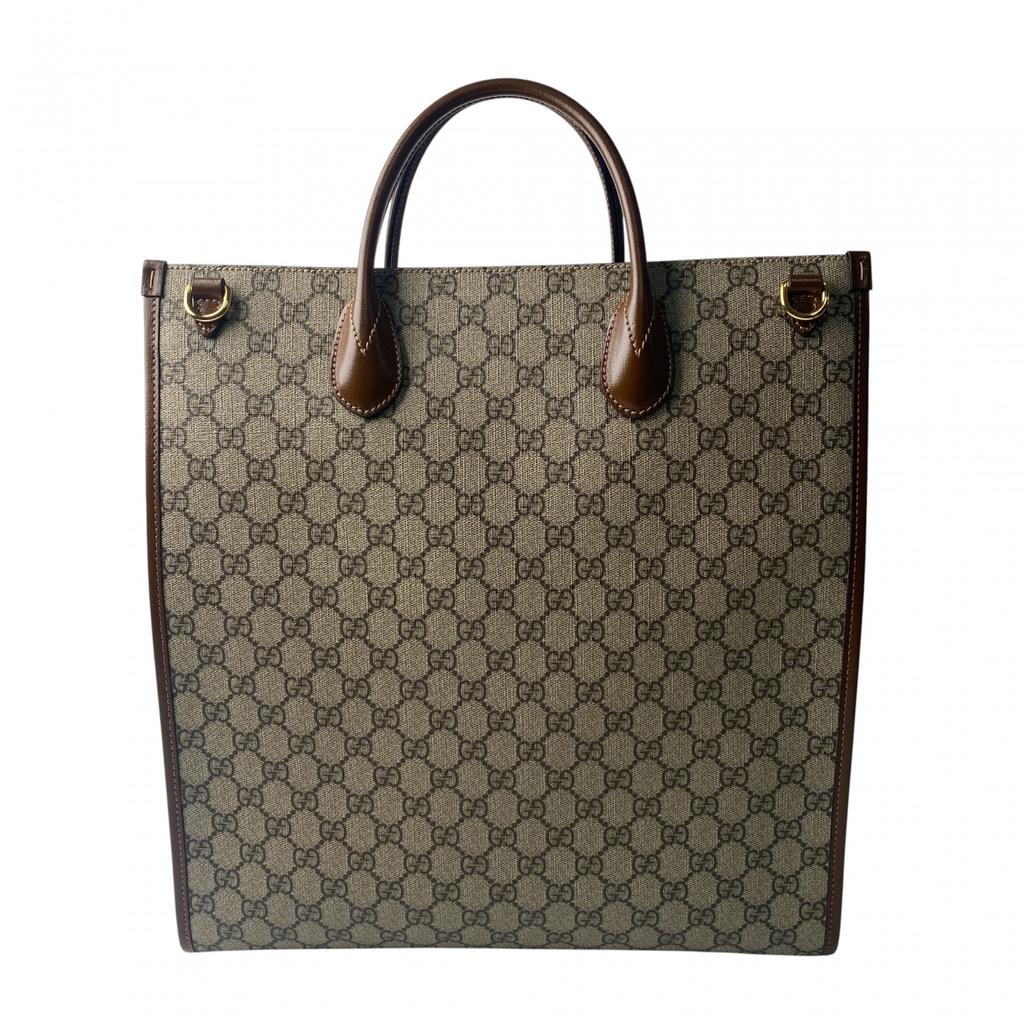 Used GUCCITote Bag Brown PVC Women