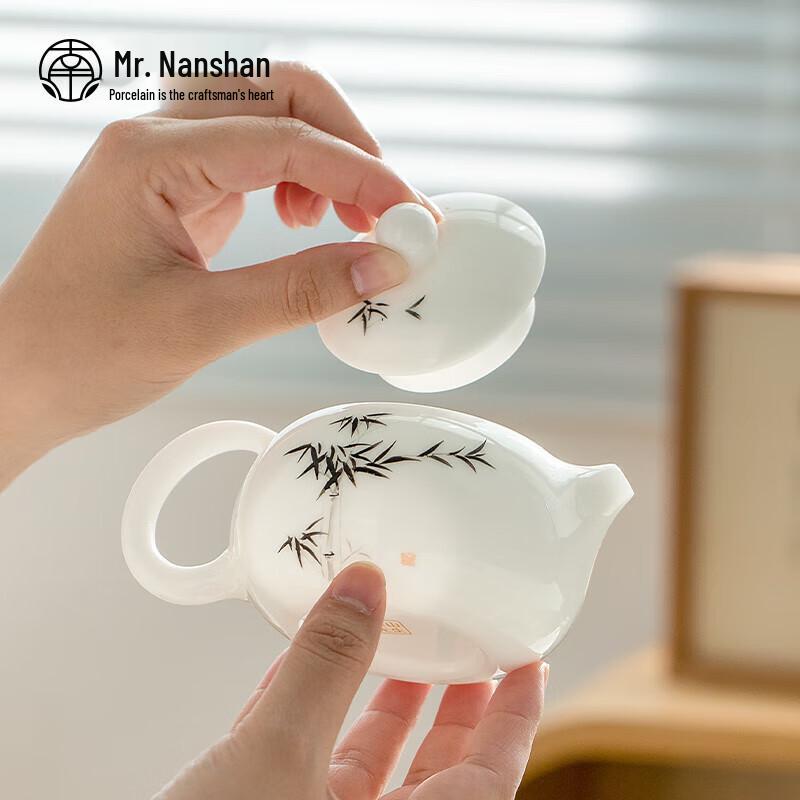 Nanshan Mr. Ceramic Anti-Scald Gongfu Teapot