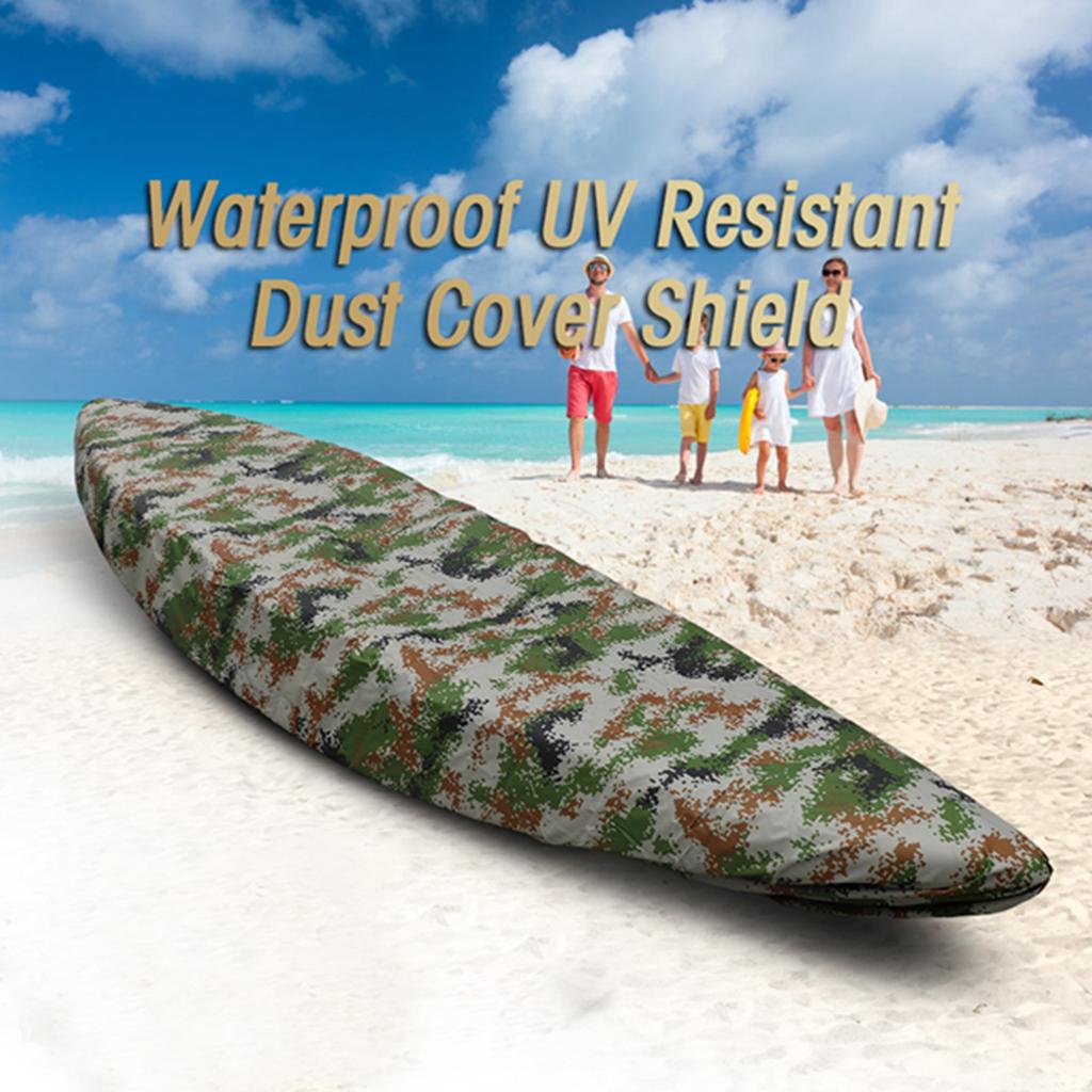 Professional Universal Kayak Cover Canoe Boat Waterproof UV Resistant Dust Storage Cover Shield