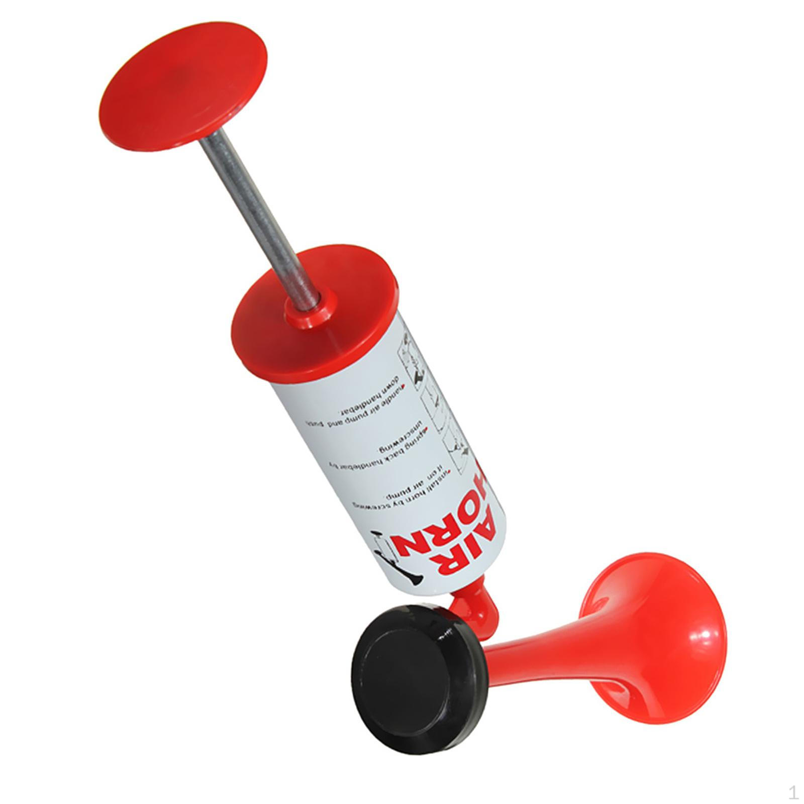 

Air Horn Hand Held Pump NO GAS Required Loud Blast Sporting Boating Safety Cheering