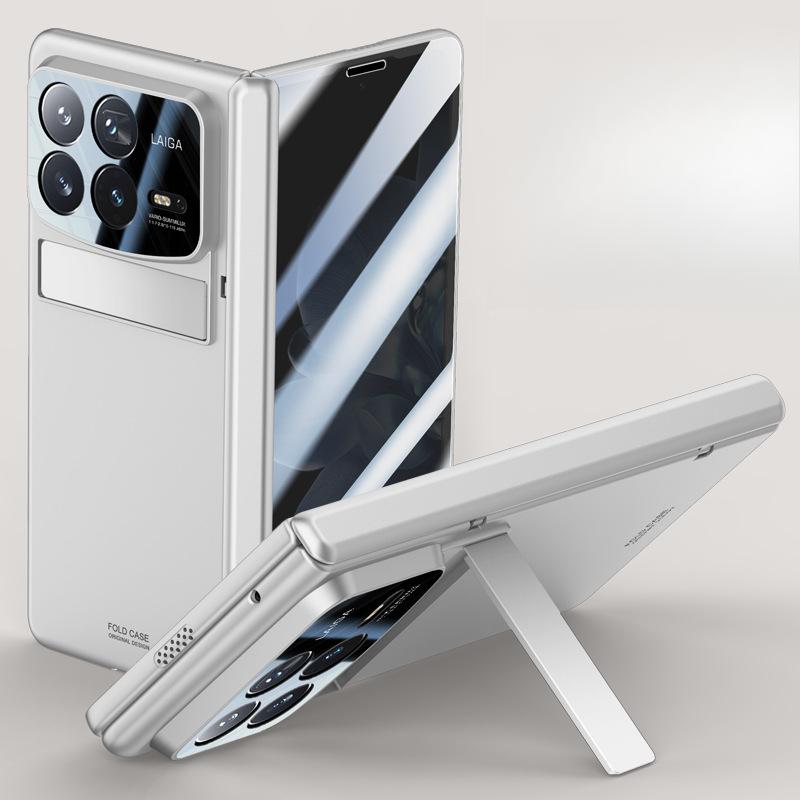 Suitable for Xiaomi MixFold4 Mobile Phone Case Film Integrated Folding All-inclusive Matte Bracket Simple Spring Hinge Anti-fall