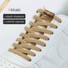 No Tie Elastic Shoelaces with Secure Metal Lock, Lazy Speed Laces for Adult Running Sneakers Sports Shoes