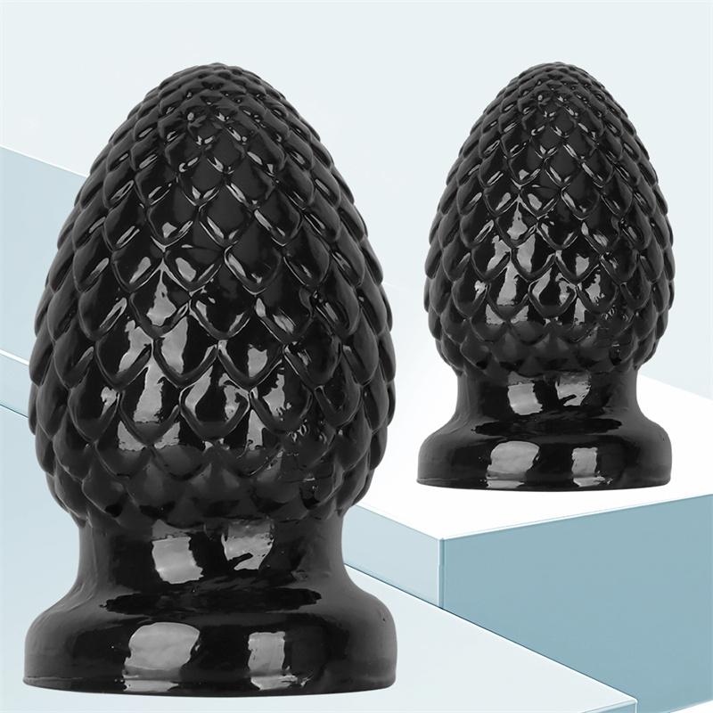 Oversized Black Anal Plug Rear Anal Expansion Anal Opening Female Masturbator Erotic Products