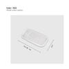 For Jike 009 Central Control Wireless Charging Protection Pad Water Cup Cover Cup Mat Silicone Car Interior Decoration Products