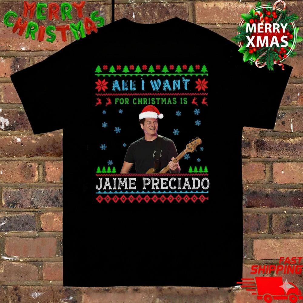 

Pierce The Veil Jaime Preciado in Tour Christmas Tshirt S to 5XL NZL475 Unisex T-Shirt M
