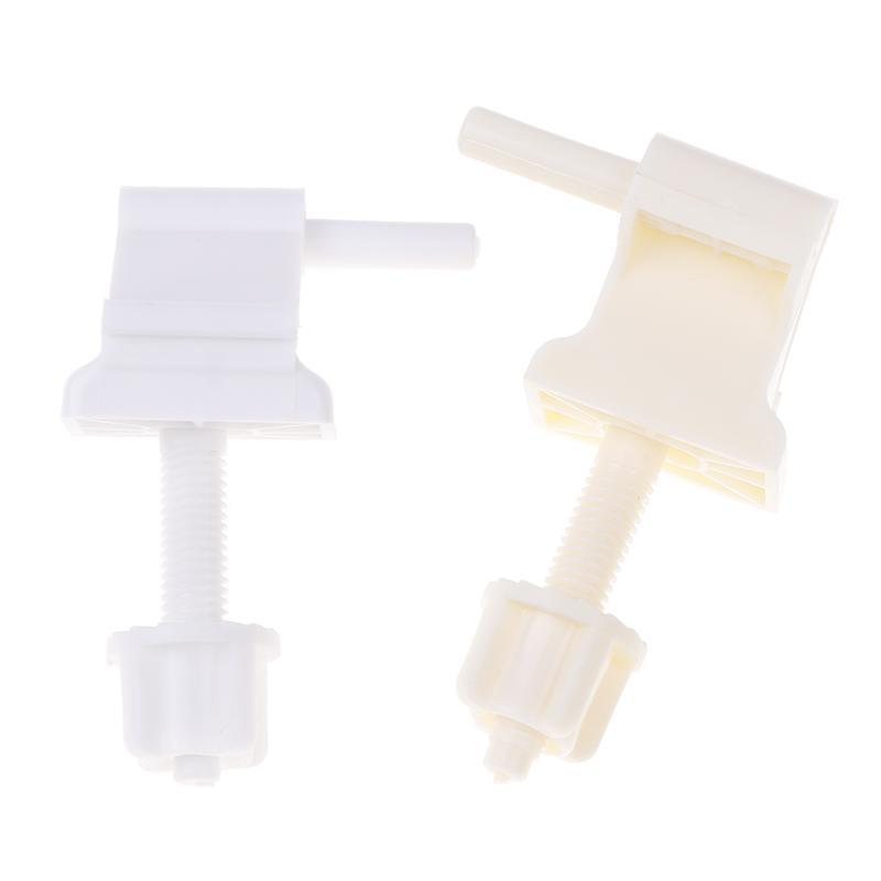 Tuvalet Kapağı Menteşe Değiştirme Kiti Plastik Tuvalet Kapağı Aksesuarları Sabitleme Vidaları Somun Tuvalet Kapağı Menteşeleri Çoğu Tuvalet Kapağı İçin