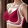 Women's Seamless U-Shaped Vest Style Anti-Gravity Soft Support for Small Breasts Push-Up and Anti-Sagging Bra