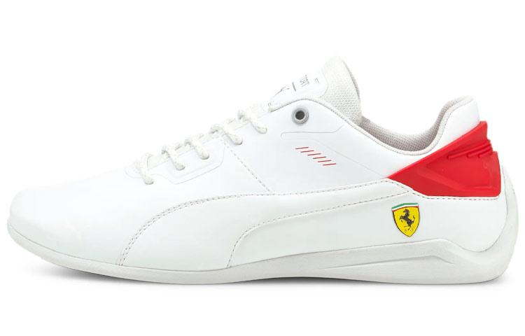 PUMA Scuderia Ferrari X Drift Cat Delta White Rosso Corsa 306864-02 42
