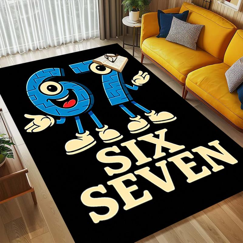 Six Seven Living Room Nonslip Area Rug Soft Carpet For Bedroom Game Playroom Sofa Office Home Decor Doormat Christmas Gift C9261923