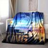 1Pc King'S Final Dance Flannel Blanket, Soft And Comfortable, Casual Warm, Camping Travel, Christmas, Halloween Xmas Gift L1562
