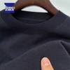 Romon Men's Wool Blend Crew Neck Sweater - Pure Color Long Sleeve Knitwear for Spring & Autumn