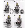 2 Stück H7 LED-Scheinwerferbirnen-Adapter H7 Halter Halteklammern Lampenfassung Sockel, Kompatibel mit Mercedes Benz C/B/GLA/GL/GLS