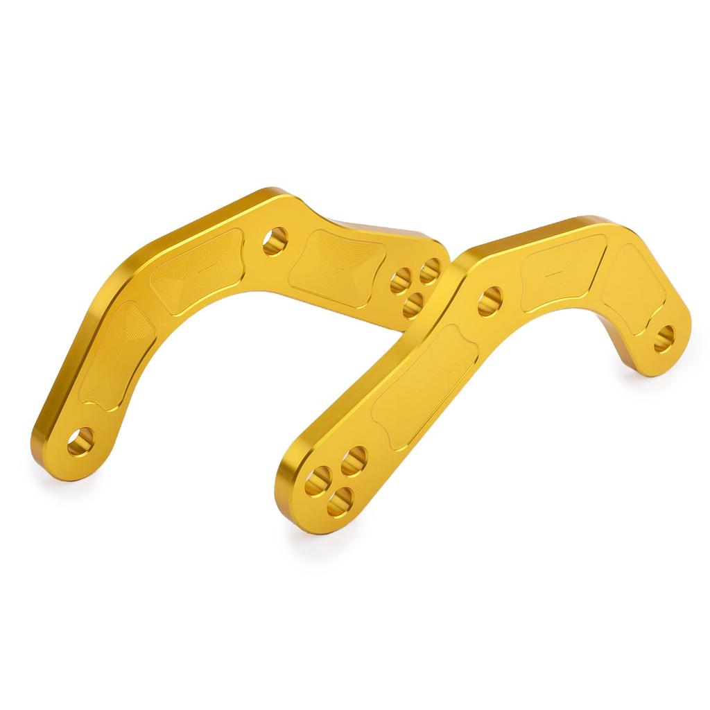 LEDISHUN Motorcycle Lowering Kit for Kawasaki ZX-25R (2020-2023) ZX-4R ZX-4RR (2023+) - Rear Lowering Link Rods (Gold) for Improved Ground Contact