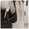 Korean Style Casual Lazy Wind Bag 2024 New Simple Large Capacity Canvas Bag Solid Color Single Shoulder Diagonal Female Bag