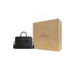 Coach Ethan 38 Logo Print Detachable Shoulder Strap Zipper Closure Coated Canvas Shoulder Crossbody Tote Bag Large Men Bags Black CV917-QBMI5