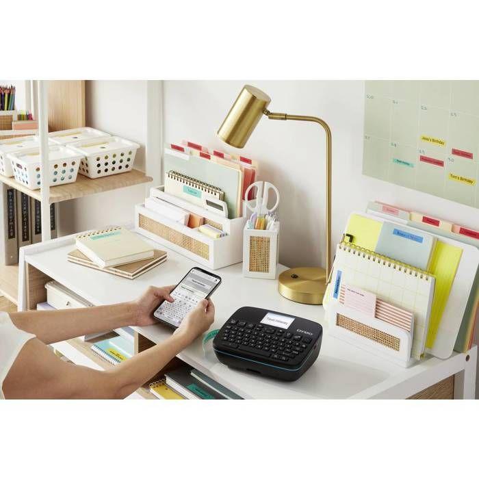 DYMO LabelManager Imprimante d'étiquettes adapté pour rubans: D1 6 mm, 9 mm, 12 mm, 19 mm, 24 mm