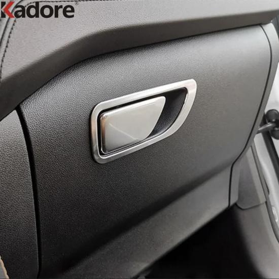 For Ford Kuga Escape     2024 Stainless Steel Car Storage Glove Box Handle Cover Trim Interior Accessories