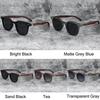 Trendy Retro Wood Grain Sunglasses Polarized UV Protection for Men Women Perfect for Cycling Outdoor Street Photography