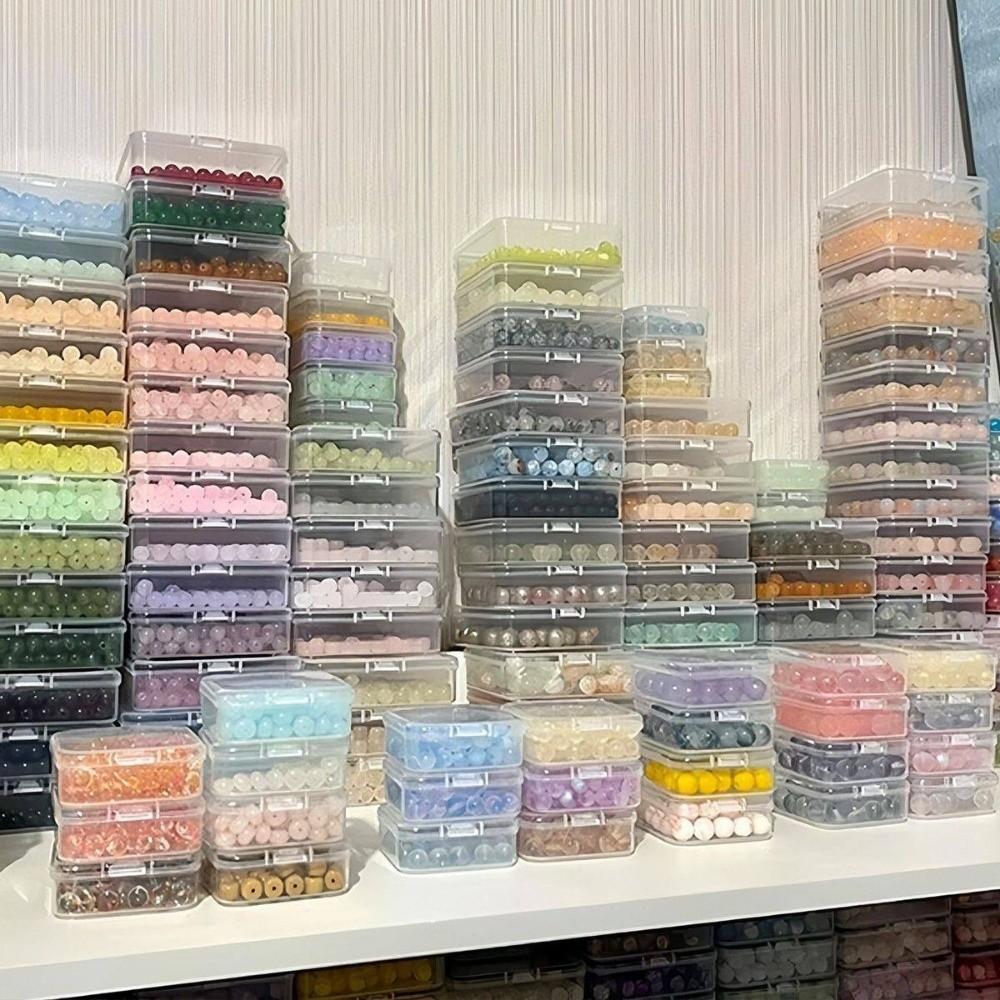 Transparent Perler Beads Storage Box Plastic Jewelry Container Beads Storage Box  DIY Crafts