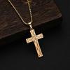 2026 Irish Knot Cross Pendant Simple Trendy Men's and Women's Cross Necklace Ornament