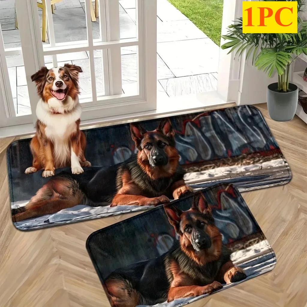 1PC WELCOME Charactor Door Mats Kitchen Rugs Non-Slip Pop arts design Bedroom Rugs Bath Mat Carpet for Home Sink Laundry Decor