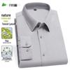 Shanshan Men's Cotton Linen Lyocell Long-Sleeve Shirt