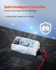 30W 12V Solarpanel Batterieladegerät, Solar-Batterie-Erhaltungsladegerät mit integriertem Smart Controller & 3 Anschlusskabeln, IP67 Wasserdicht