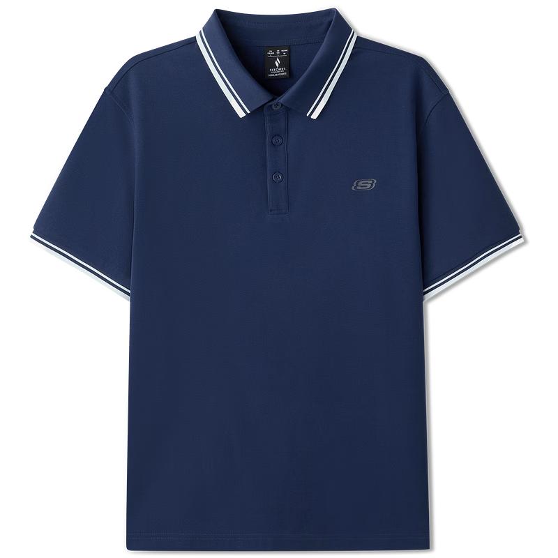 Skechers Men's Knit Short Sleeve Polo Shirt L126M009