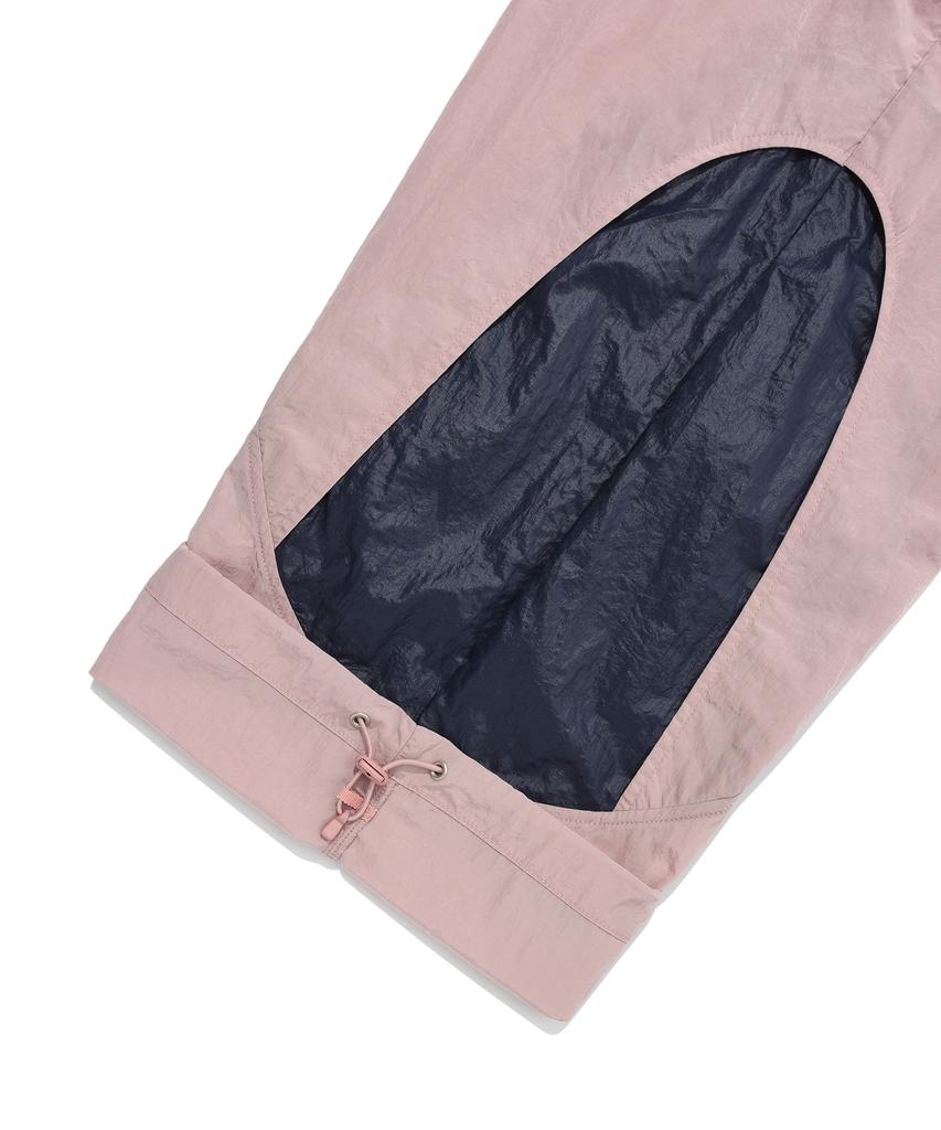 FALLETT Cut-Out Layered String Pants Pink
